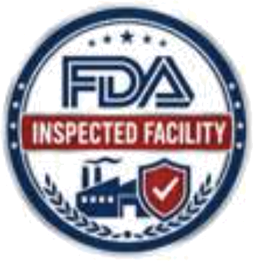 FDA inspected facility certification badge